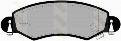 BRAKE ENGINEERING pa1324 -  Комплект тормозных колодок, дисковый тормоз